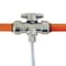 Apollo 1/2 in. x 1/2 in. Push-To-Connect x 1/4 O.D. Compression Chromed Brass Compression Stop Tee Valve FSBVT121214C - alternate 5